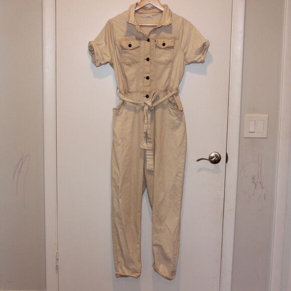 Avec Les Filles Denim Overalls Women Size 30 - Picture 2 of 14